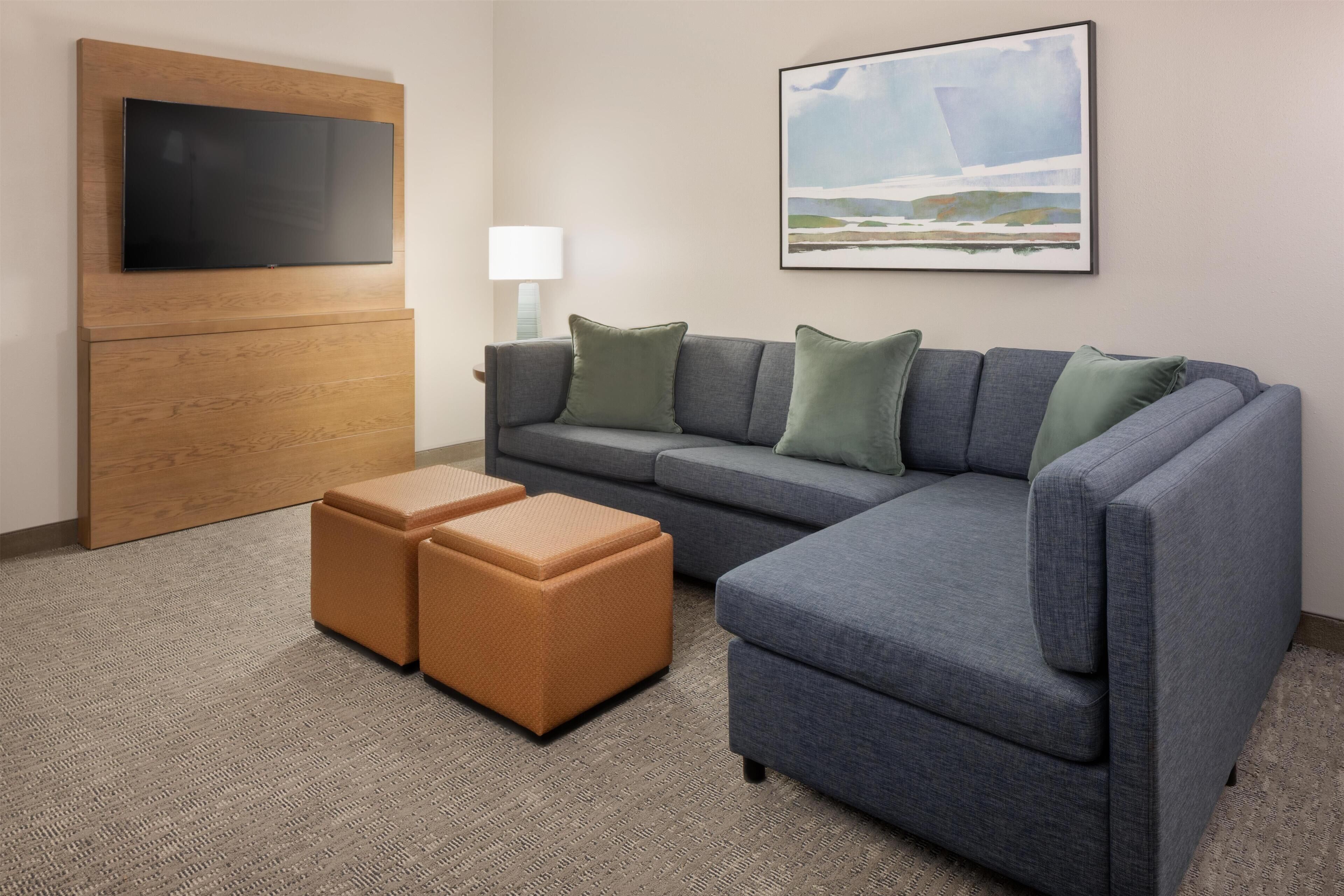 Room | Living area | 32-inch LCD TV with digital channels, TV, MP3 dock