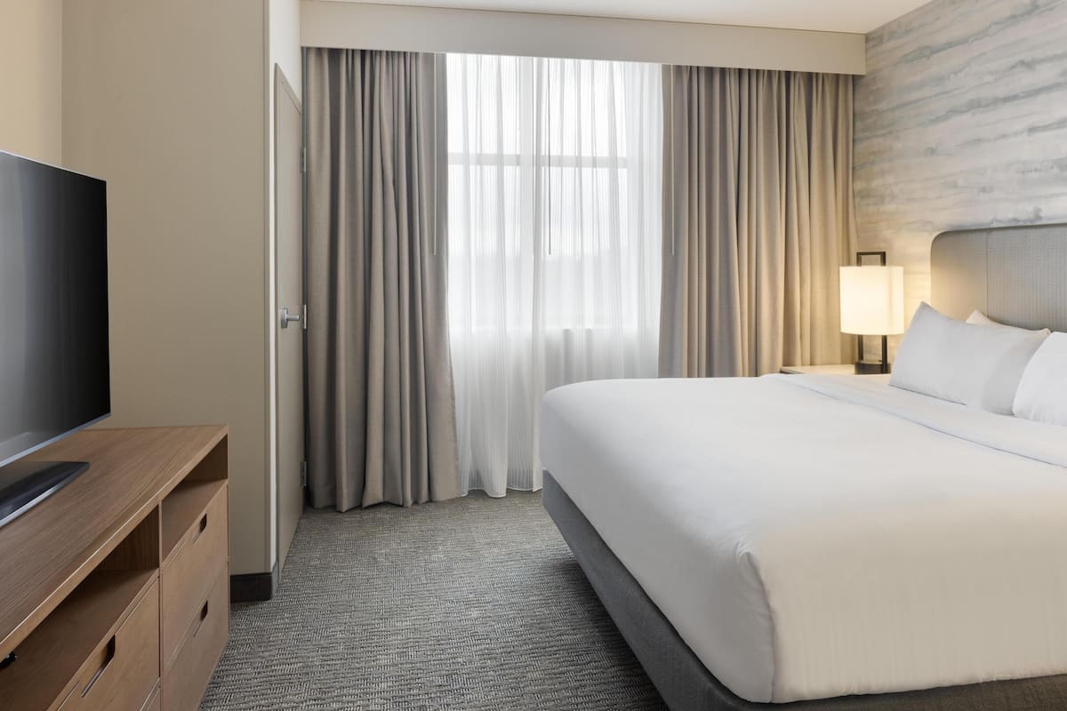 Premium bedding, down comforters, pillowtop beds, in-room safe