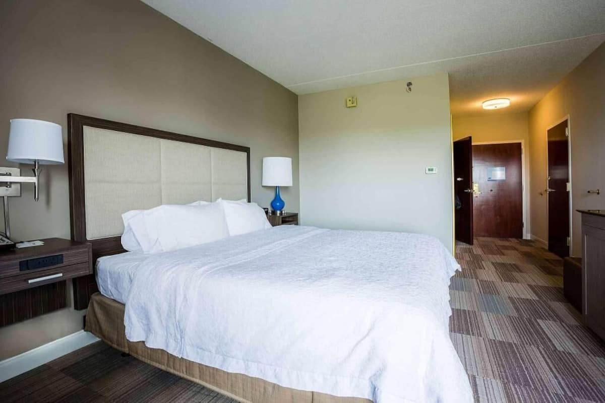 Blackout drapes, soundproofing, iron/ironing board