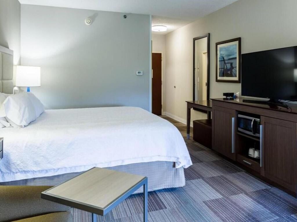 Blackout drapes, soundproofing, iron/ironing board