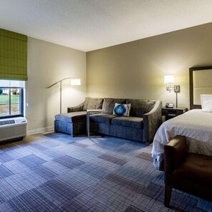 King Studio Room | Living area | 47-inch LCD TV with satellite channels, TV - Hampton Inn Somerset (Somerset)