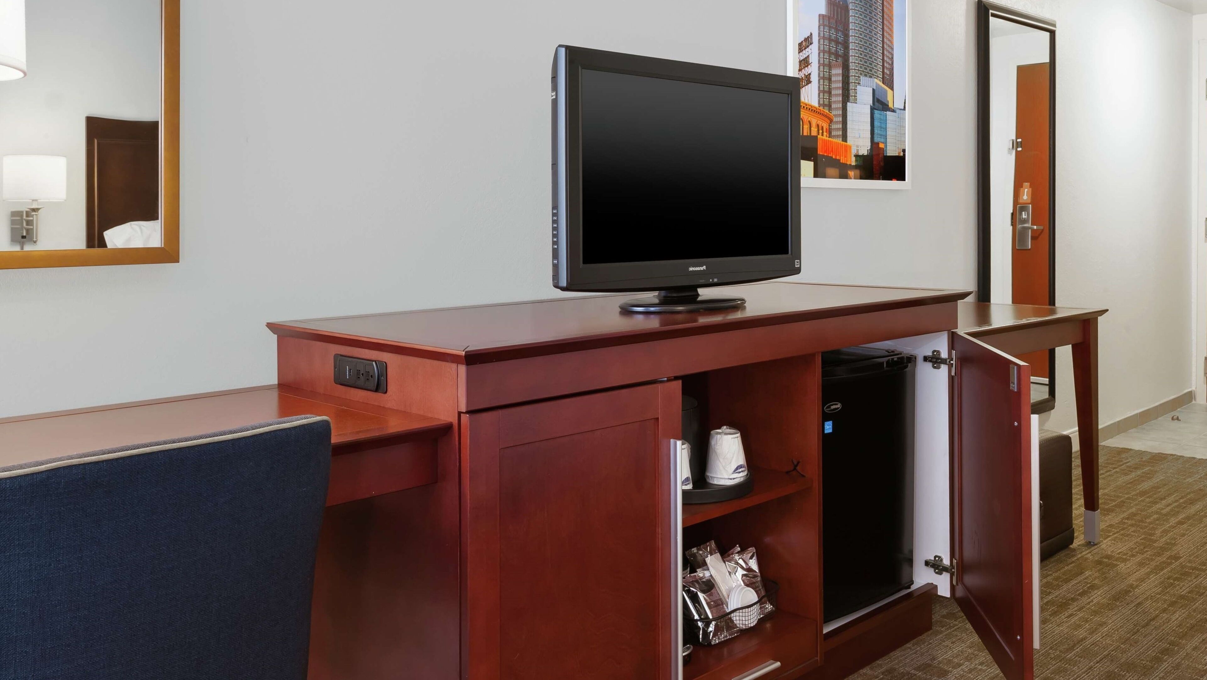 blackout curtains, iron/ironing board, free cots/infant beds, free wifi