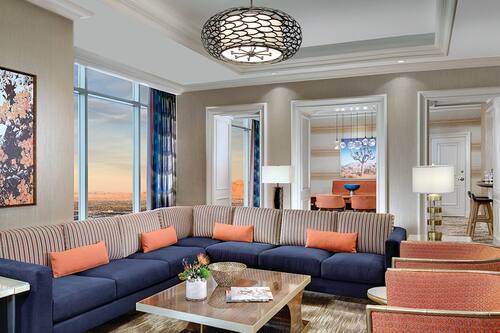 Premium bedding, minibar, in-room safe, desk