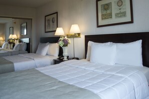 Standard Room, 2 Queen Beds | In-room safe, desk, blackout drapes, soundproofing