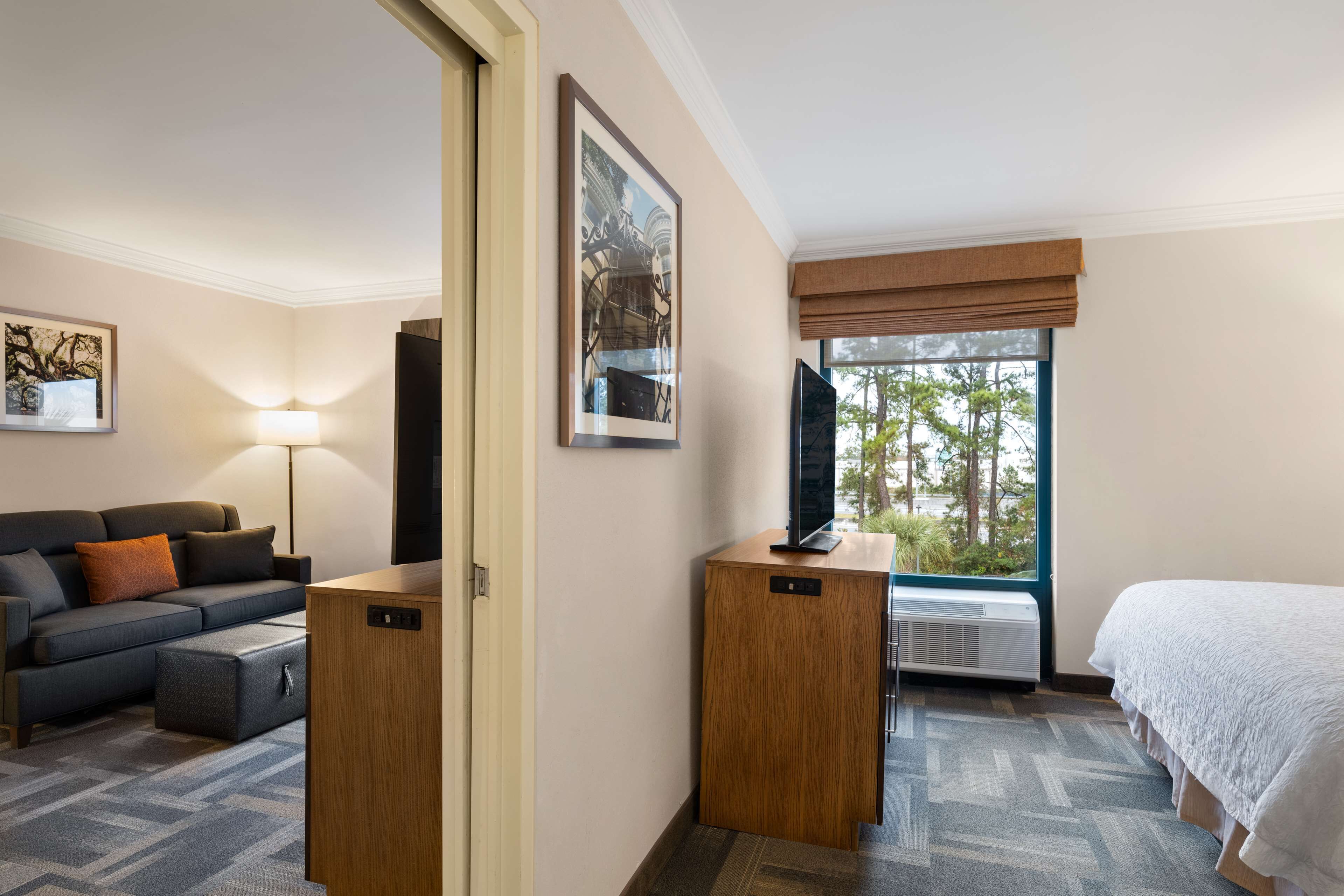 1 bedroom suite, king bed with sofa bed, non smoking, kitchen | desk, laptop workspace, iron/ironing board, free wifi