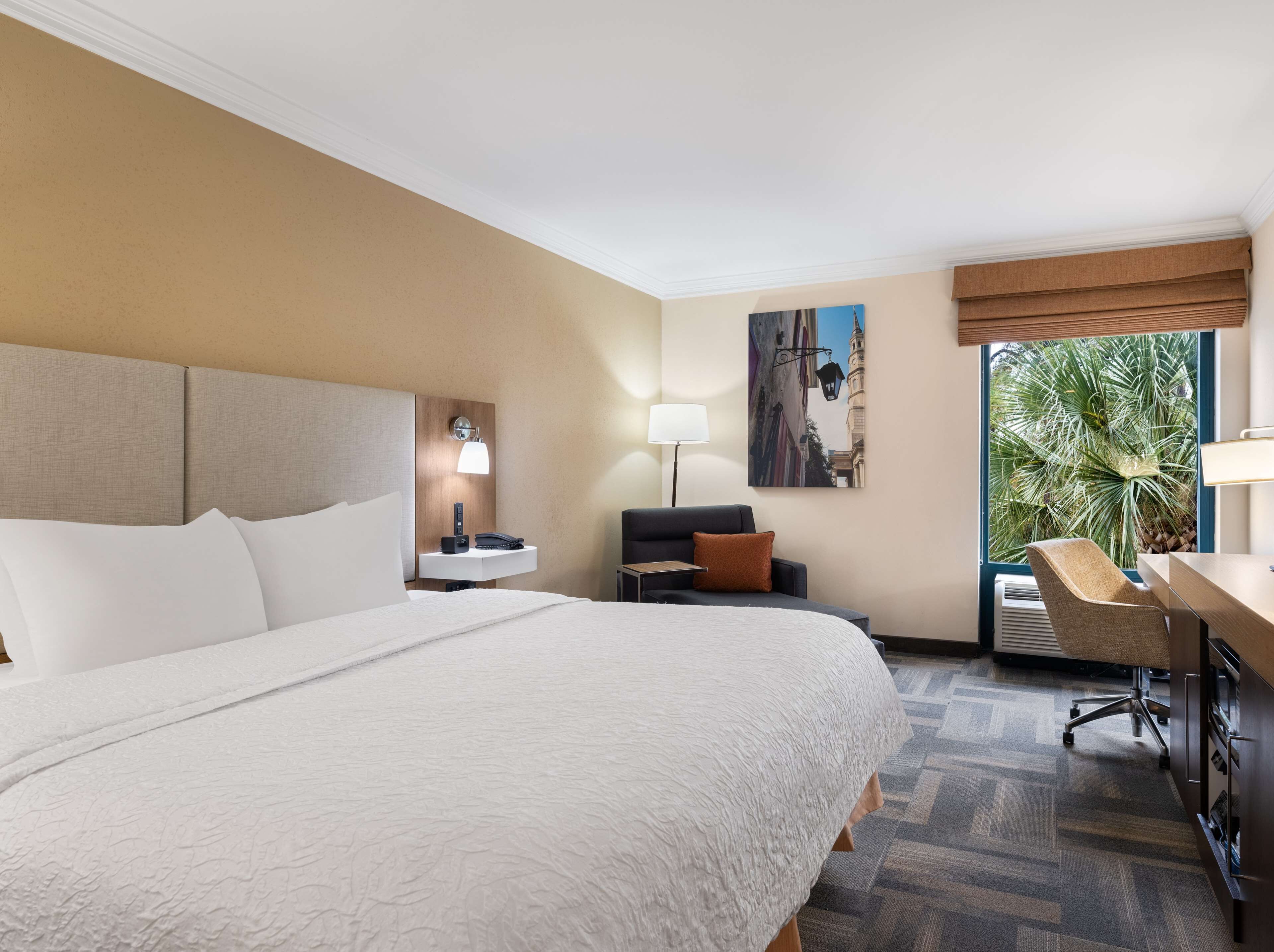 standard room, 1 king bed, non smoking | desk, laptop workspace, iron/ironing board, free wifi