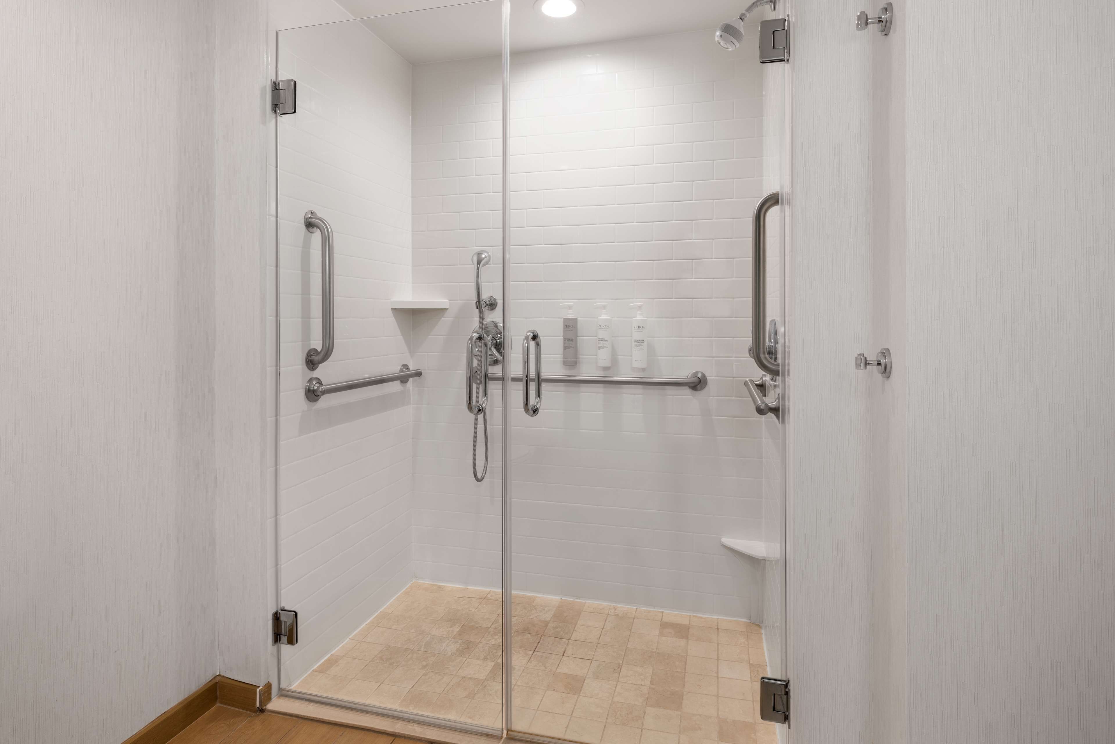 1 bedroom suite, king bed with sofa bed, non smoking, kitchen | bathroom shower