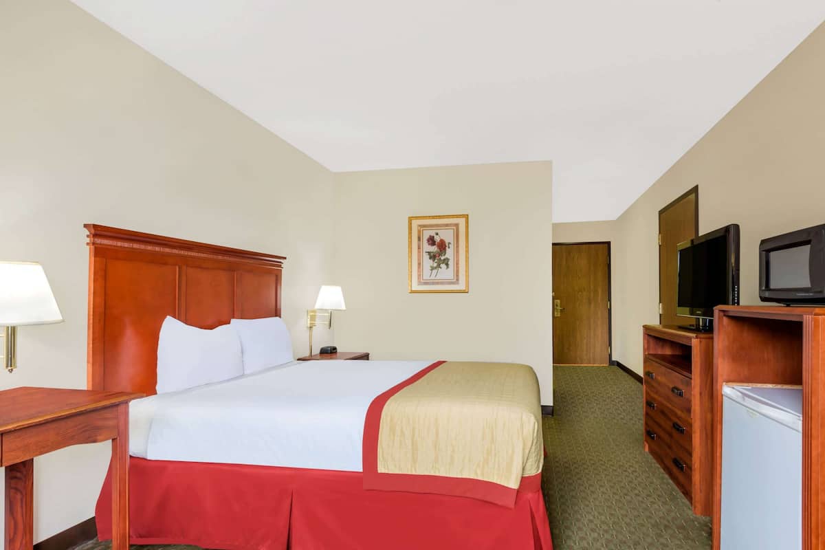 Room, 1 Queen Bed, Accessible, Non Smoking (Mobility) | Desk, iron/ironing board, free cribs/infant beds, free WiFi