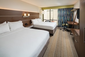 Standard Room, 2 Queen Beds | Premium bedding, down comforters, desk, laptop workspace