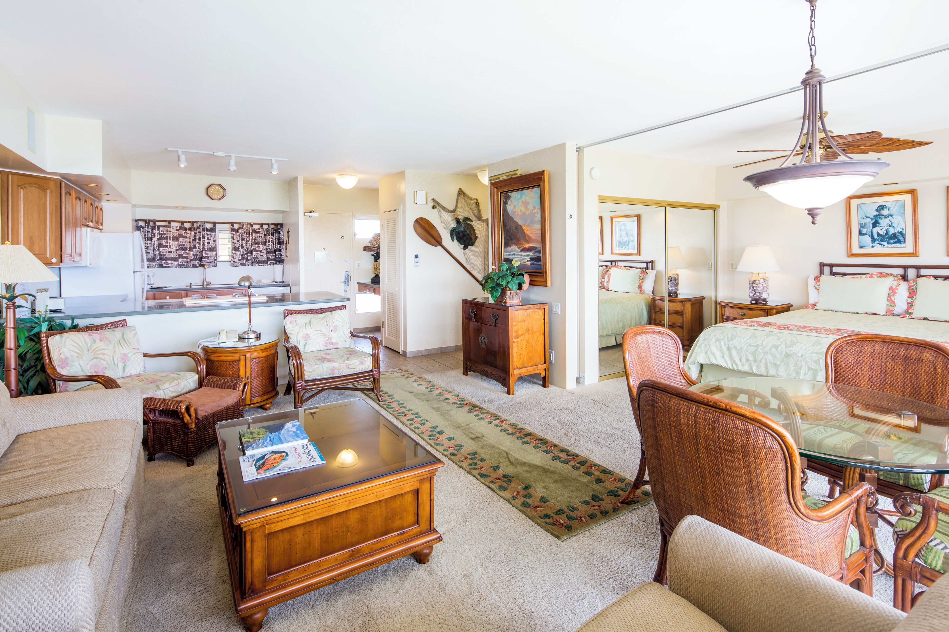 Suite Deluxe, 1 camera da letto, vista oceano | Area soggiorno | TV a schermo piatto