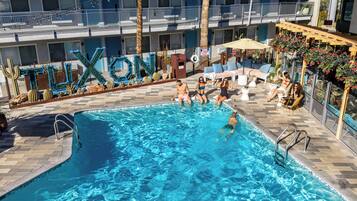 Outdoor pool, cabanas (surcharge), sun loungers