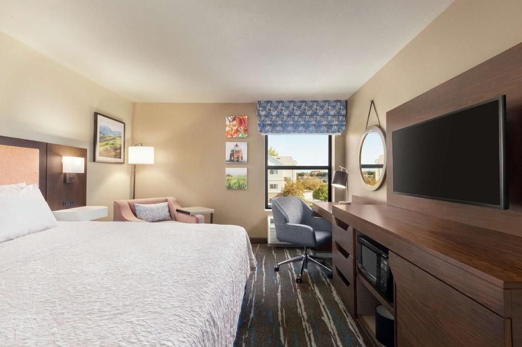 Blackout drapes, iron/ironing board, free cribs/infant beds, free WiFi