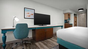 Premium bedding, soundproofing, iron/ironing board