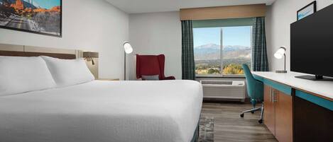 Premium bedding, soundproofing, iron/ironing board