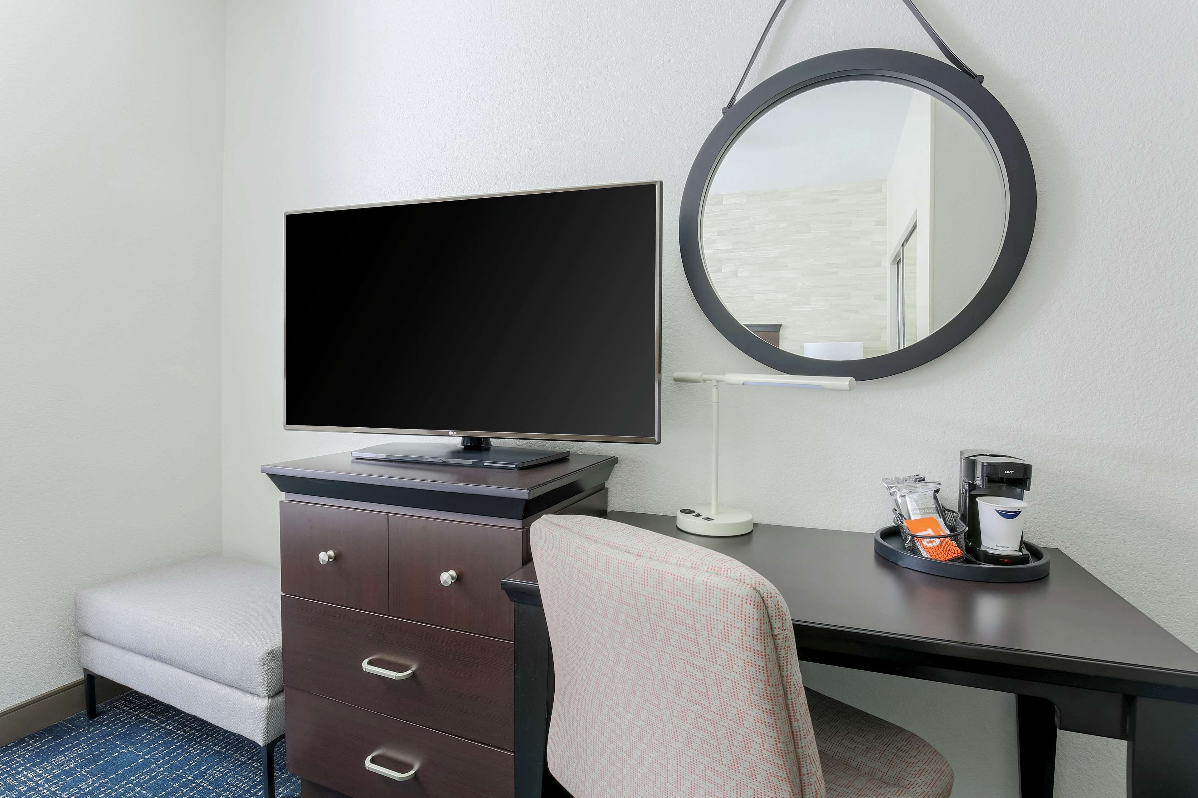 down duvets, pillow-top beds, desk, laptop workspace