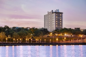 Front of property – evening/night