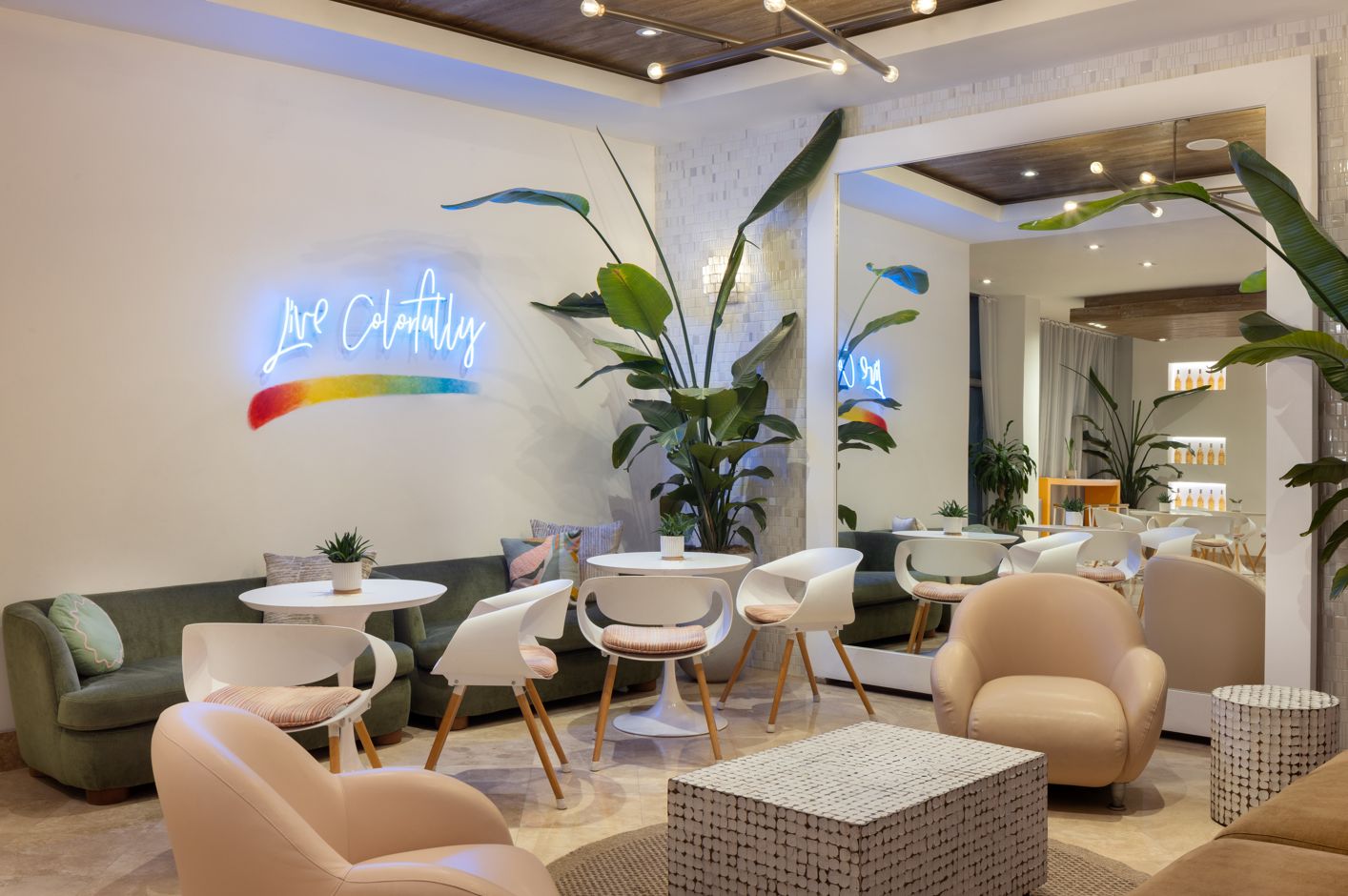 Sala de estar en el lobby