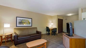 Studio – deluxe, 1 queensize-seng med sovesofa, ikke-røyk | Skrivebord og wi-fi (inkludert)