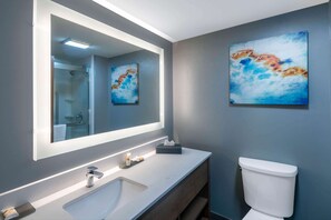 Combined shower/bathtub, deep-soaking bathtub, free toiletries - La Quinta Inn & Suites by Wyndham-Albany GA (Albany)