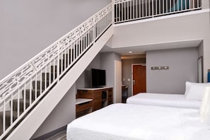 Suite, 2 Queen Beds (With Loft) | Egyptian cotton sheets, premium bedding, blackout drapes - Hampton Inn & Suites Boise/Spectrum (Boise)