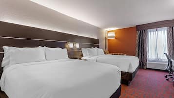 Chambre Standard, 2 grands lits | Draps en coton égyptien, literie de qualité supérieure