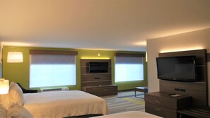 Desk, laptop workspace, blackout drapes, iron/ironing board - Holiday Inn Express Hotel & Suites Indianapolis North Carmel by IHG (Carmel)