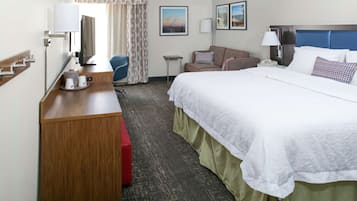 1 King-Bett, Nichtraucher | Zimmersafe, laptopgeeigneter Arbeitsplatz, Bügeleisen/Bügelbrett