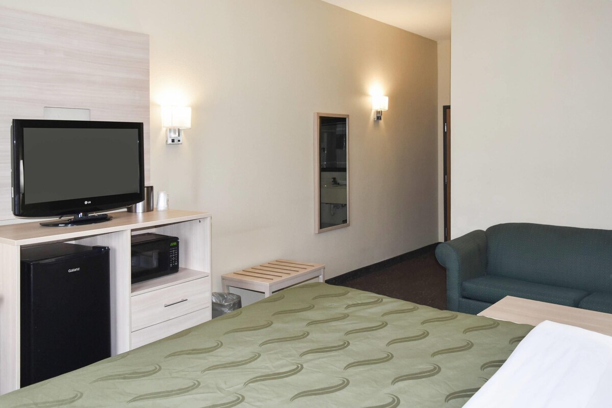 Studio Suite, 1 Tempat Tidur King dengan tempat tidur Sofa, Bebas Asap Rokok | Meja kerja, kedap suara, setrika/meja setrika, dan Wi-Fi gratis