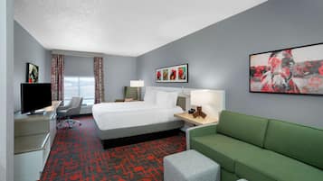 One King and One Sofa Bed | Hypo-allergenic bedding, in-room safe, iron/ironing board