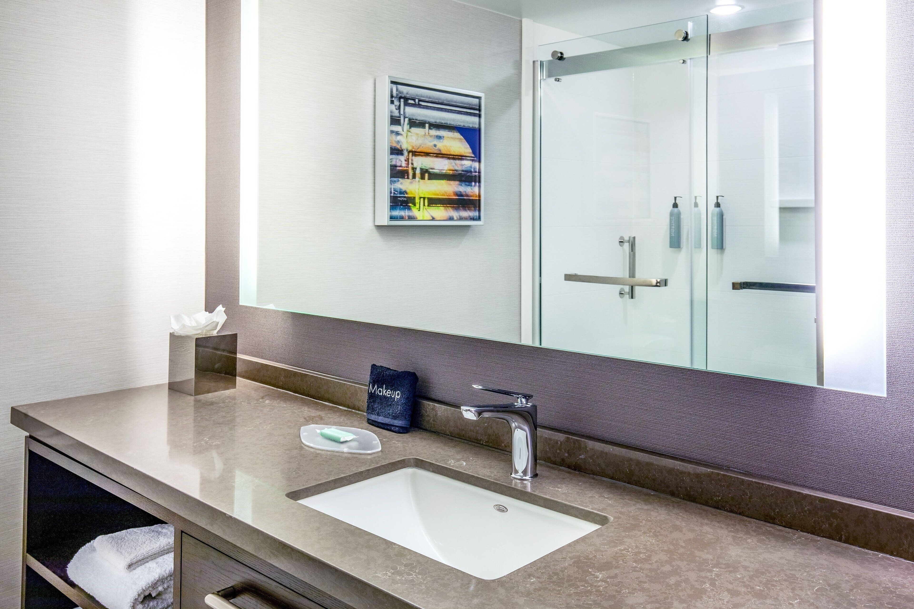 1 bedroom, desk, blackout curtains, iron/ironing board