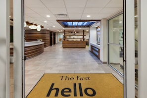 Interior entrance