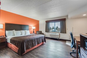 In-room safe, desk, laptop workspace, blackout curtains - AmericInn by Wyndham Coon Rapids (Coon Rapids)