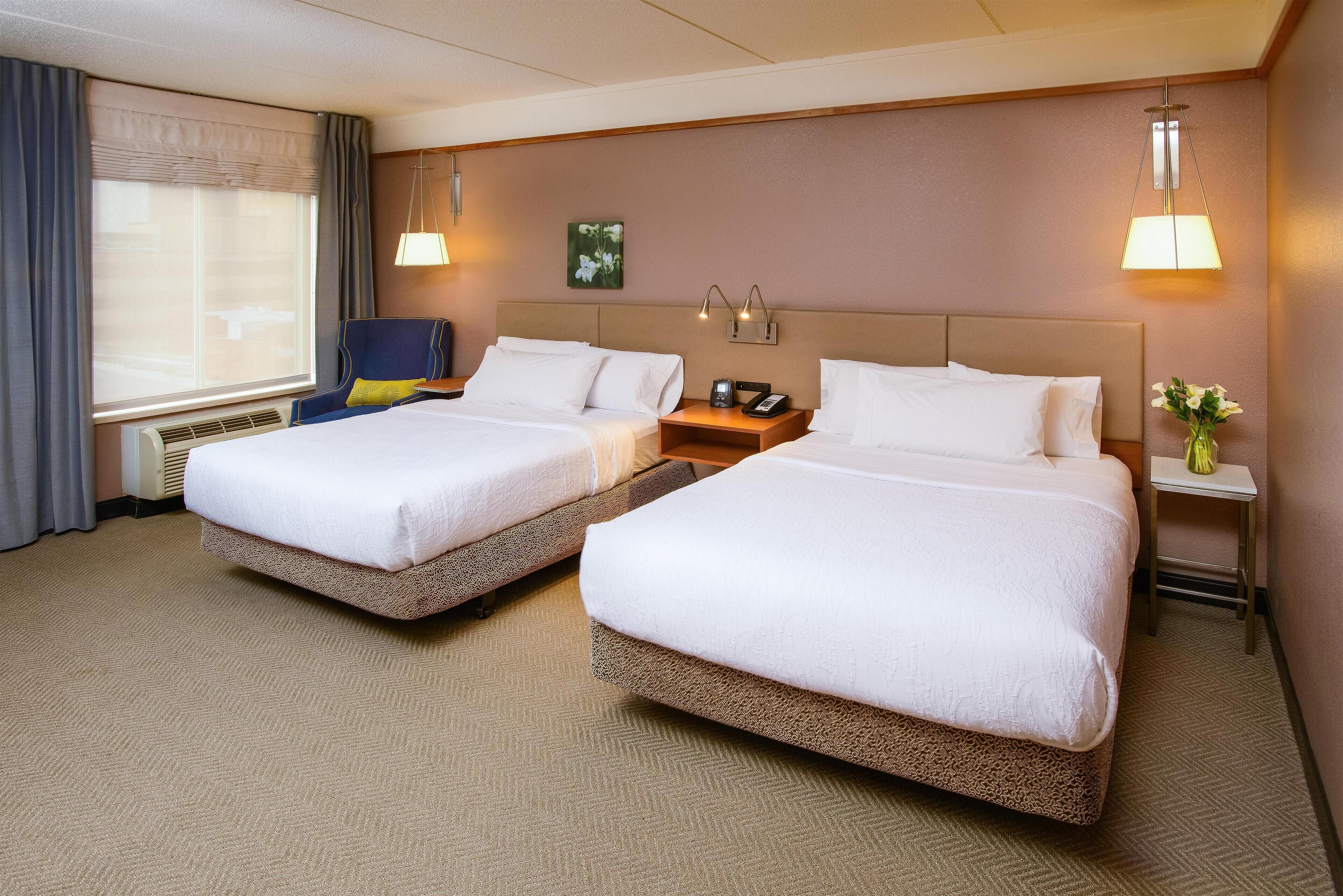 Premium bedding, pillowtop beds, iron/ironing board