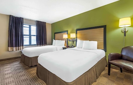 Studio, 2 Double Beds, Non Smoking | Desk, laptop workspace, iron/ironing board, free WiFi. Extended Stay America Suites Minneapolis Woodbury