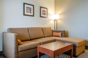 Suite, 1 King Bed, Non Smoking | In-room safe, desk, iron/ironing board, cribs/infant beds