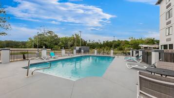 Seasonal outdoor pool