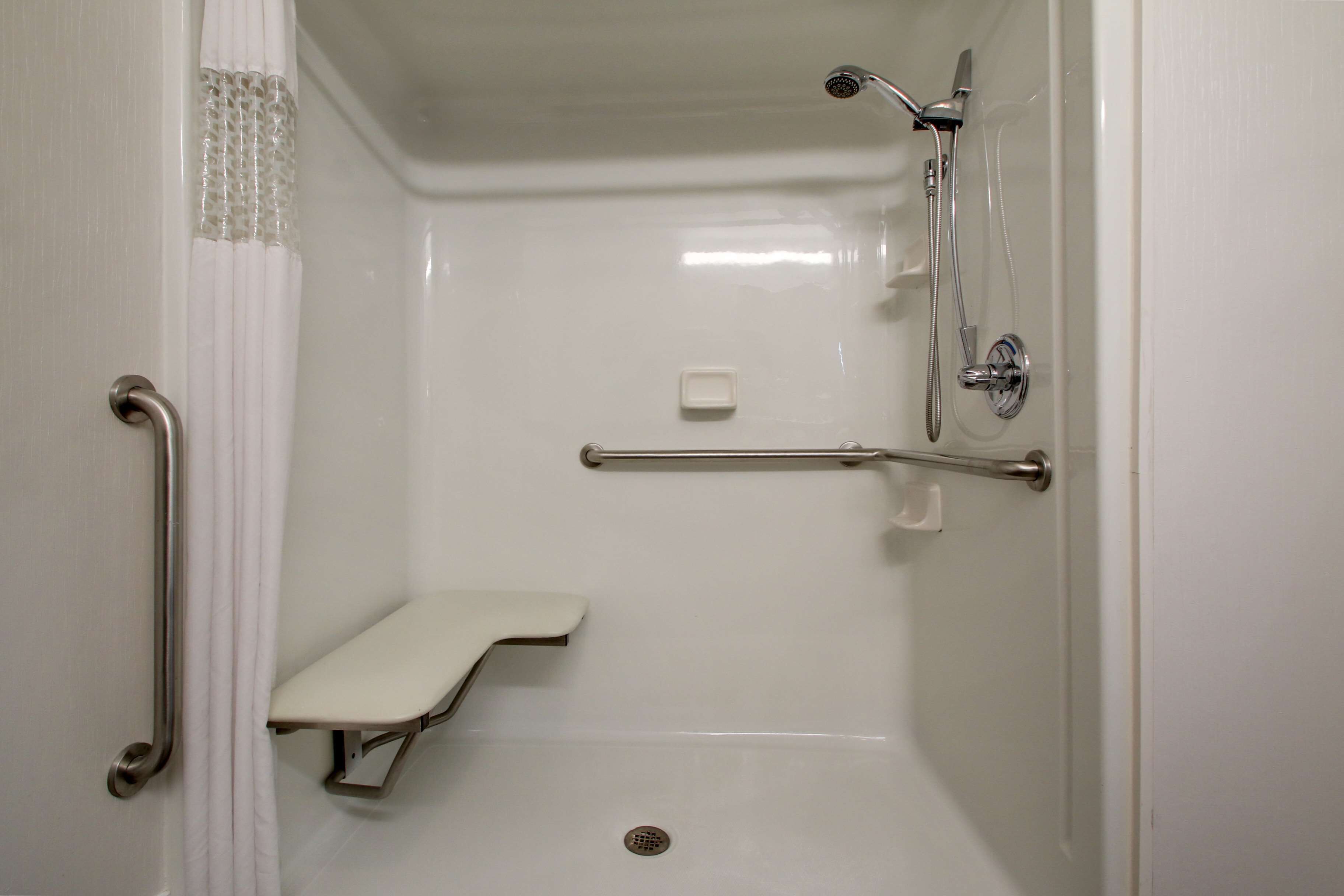 room, 1 king bed, accessible, non smoking | bathroom | designer toiletries, hair dryer, towels, soap