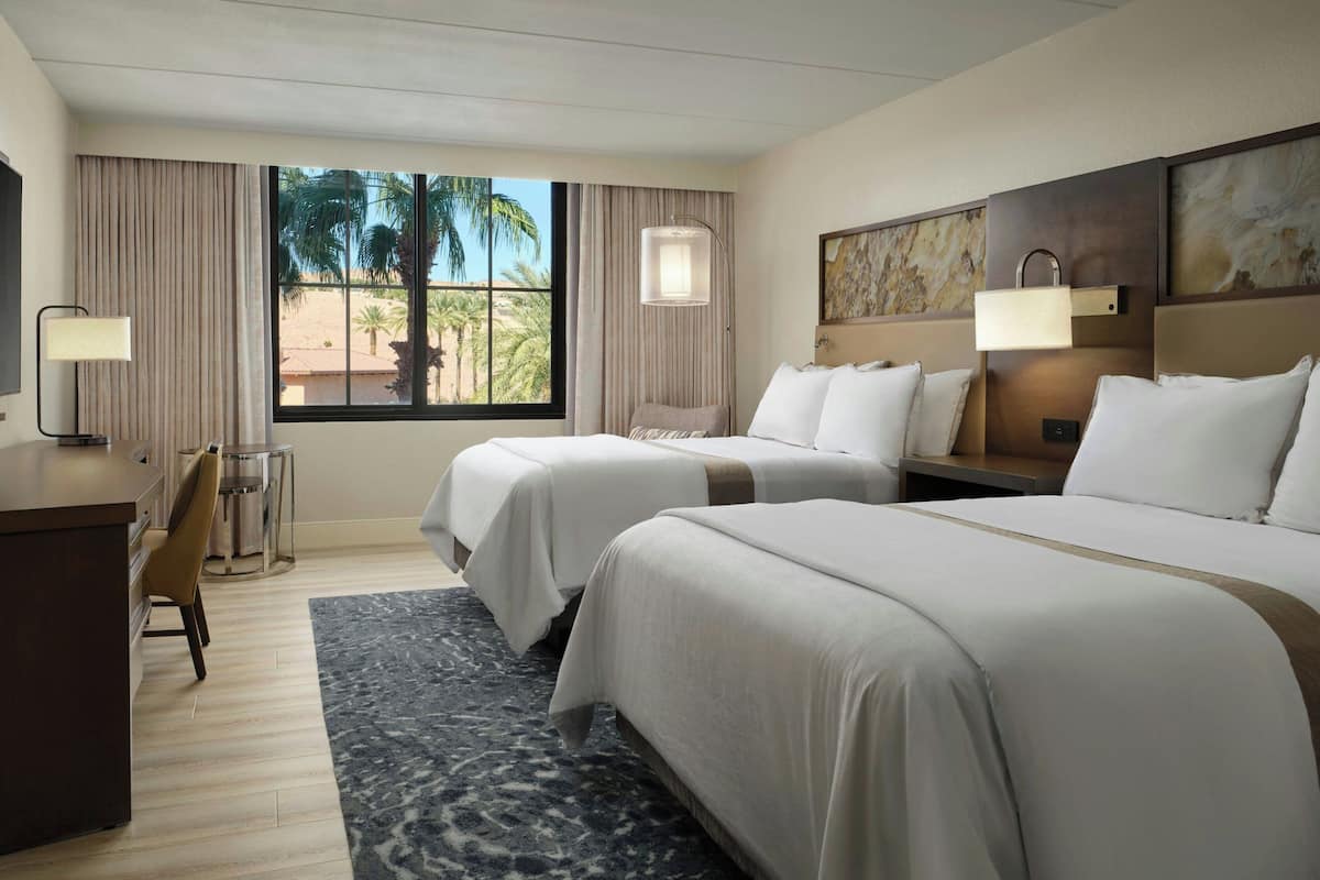 Room, 2 Double Beds, Pool View