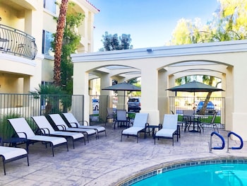 Outdoor pool at Club De Soleil All-Suite Resort