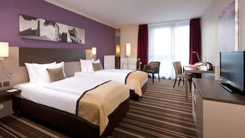 Desk, soundproofing, iron/ironing board, free cots/infant beds