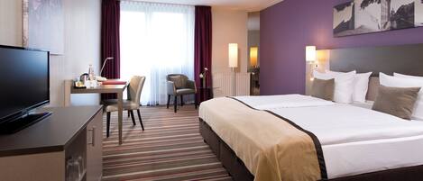 Comfort Room | Desk, soundproofing, iron/ironing board, free cribs/infant beds