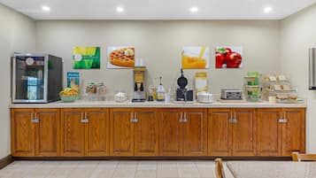 Free buffet breakfast