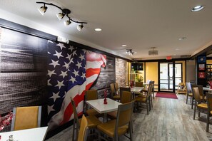 Free daily self-service breakfast 
