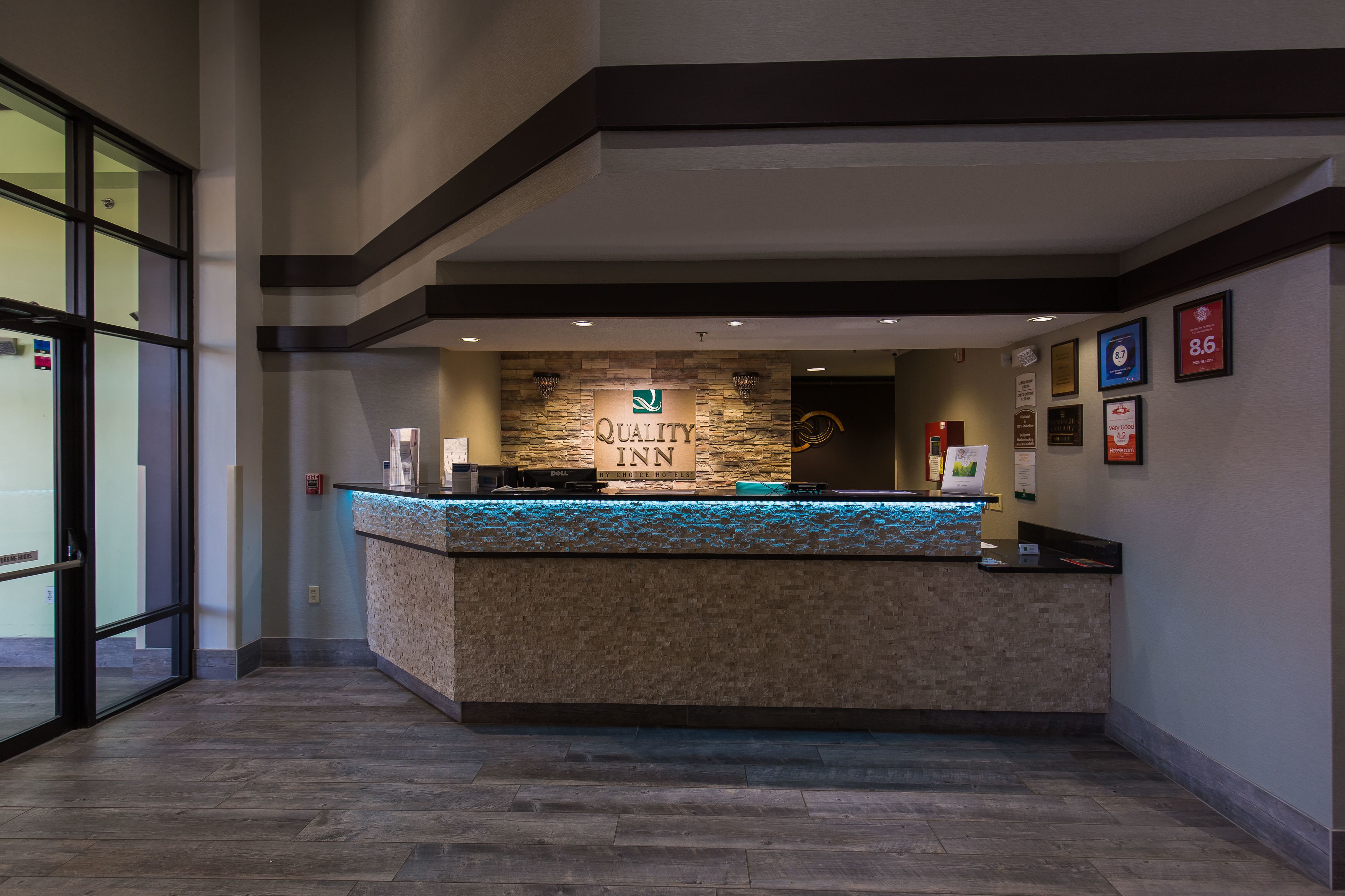 check-in/check-out kiosk