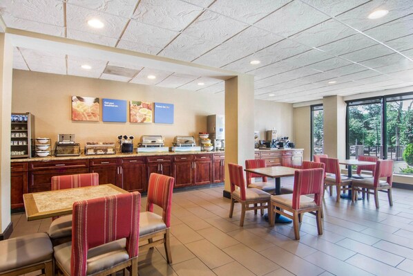 Free daily buffet breakfast