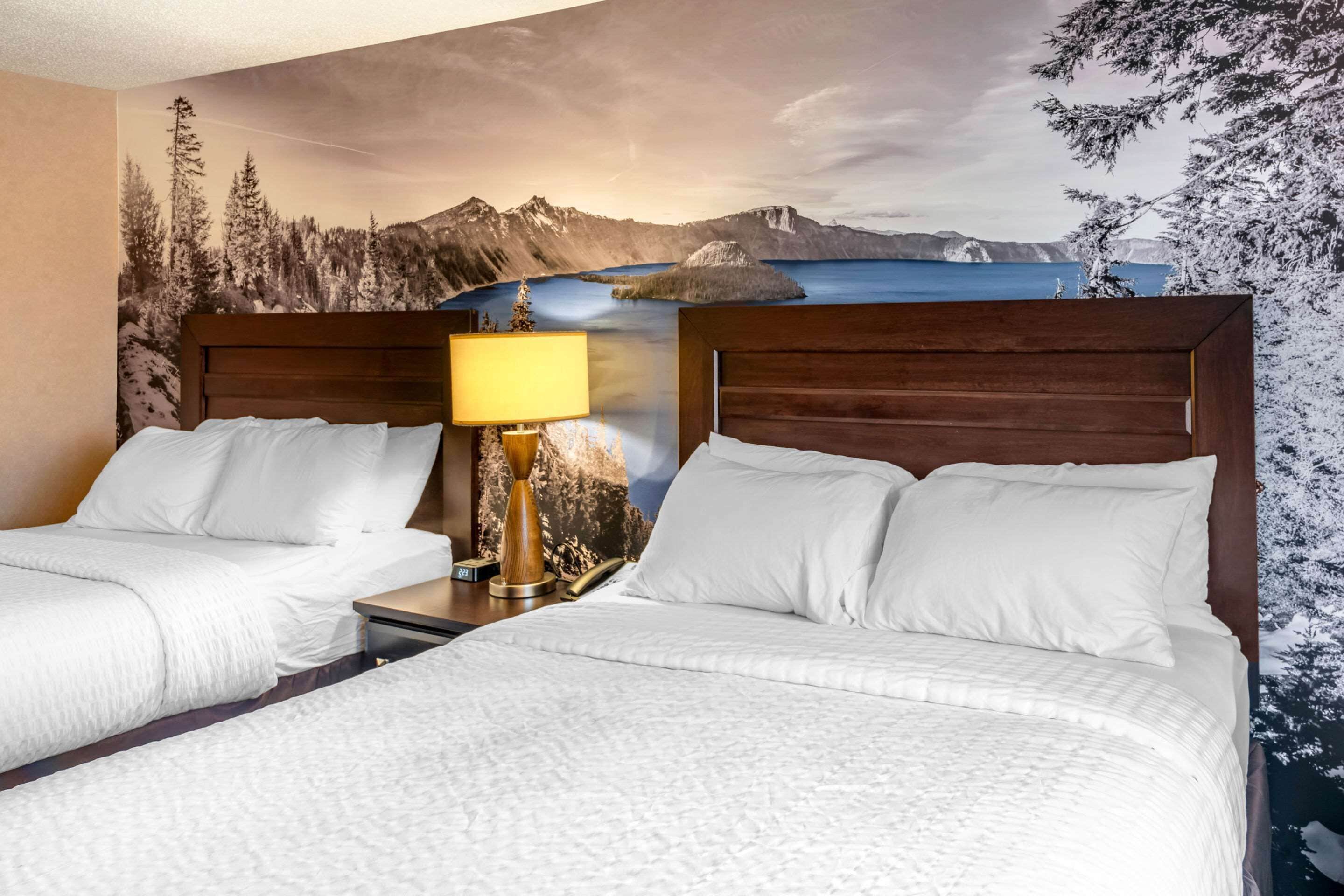 standard room, 2 queen beds, non smoking | desk, laptop workspace, iron/ironing board, free cots/infant beds