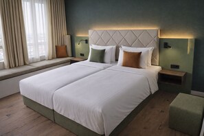 1 chambre, literie hypoallergénique, minibar, bureau