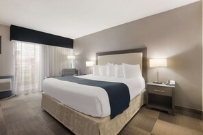 Standard Room, 1 King Bed, Non Smoking, Refrigerator & Microwave | In-room safe, desk, iron/ironing board, free cots/infant beds - Best Western St. Catharines Hotel & Conference Centre (St. Catharines)