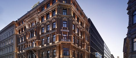 Front of property – evening/night