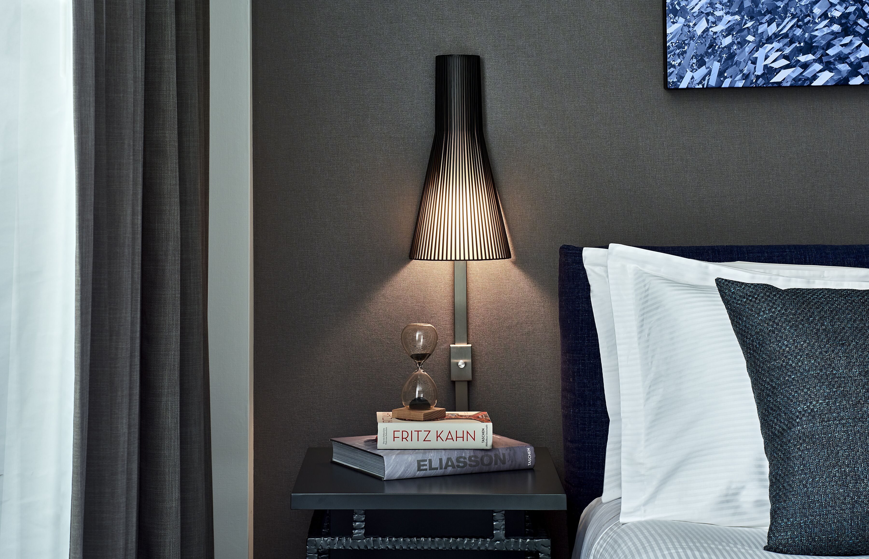 mobility/hearing accessible king with ada tub | premium bedding, in-room safe, desk, blackout curtains